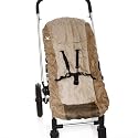 Wallaboo Summertime Stroller Seat Cover Chocolate