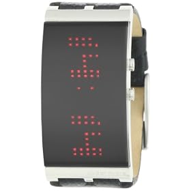 Diesel - DZ7092 - Montre Homme Mode - Quartz Digitale - Multifonctions - Bracelet en Cuir Noir