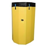 Bagger Bin (TM) Pop Open Trash Bag Holder,contractor's , extra large, yellow for 55-gal... by 