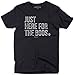 Superluxe™ Mens Just Here For The Boos Halloween Costume T-Shirt