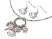Hello Kitty and Ice Cream Necklace Earring Set Jewelry