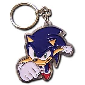 Sonic X: Acrylic Key Chain - Sonic Sonic X: Acrylic Key Chain - Sonic