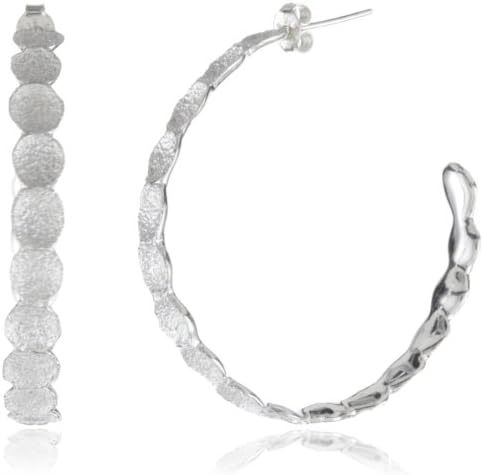 MELINDA MARIA "Pod Collection" Solid Infinity Hoop Earrings