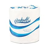 Windsoft 2210 Single Roll Bath One-ply Bath Tissue 1000 Sheets/roll 96 Rolls/carton Windsoft 2210 Single Roll Bath One-ply Bath Tissue 1000 Sheets/roll 96 Rolls/carton
