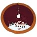 Virginia Tech Hokies 48 NCAA College Snowman Christmas Tree Skirt - NCAA College Athletics
