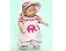 Alexander Dolls 12" My First Baby - Pink Elephant - Play Alexander Collection