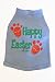 Ruff Ruff and Meow Dog Tank Top, Happy Easter, Blue, Large