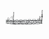 Concept Housewares WR-40701 Metal Wine Bottle and Glass Wall Rack, Matte Black
