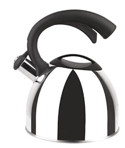 Strauss Stainless Steel 2.6 Quart Whistling Tea Kettle - Induction Ready