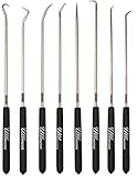 Ullman Devices CHP8-L Individual Hook and Pick Set, 9-3/4", 8-Piece