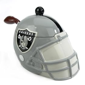 NFL Oakland Raiders 2-in-1 Ceramic Soup Tureen Cookie Jar by