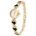 ThaiTime 2pcs Fashion Woman Girls Heart Shape Bracelet with Elegant Quartz Wrist Watch