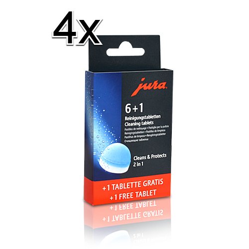 4x Jura 62715 Reinigungstabletten 6er