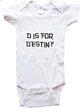 D IS FOR DESTINY / Hurry Up - Name-series - White or Pink Onesie / Baby T-shirt