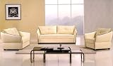 3pc Contemporary Modern Leather Sofa Set #AM-348-IV 3pc Contemporary Modern Leather Sofa Set #AM-348-IV