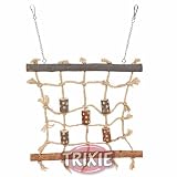 Trixie Wooden & Rope Climbing Scaffold Bird Toy 5893