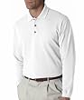 UltraClub Adult Long-Sleeve Classic Pique Polo