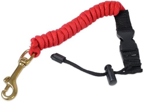 Elastic Paddle Leash, Fishing Rod Safety Cord Tether Hook for Kayak Canoe Boat Extended to 110CM