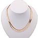 Urberry Hot Fashion Plated Alloy Chunky Curb Chain Link Bib Choker Necklace