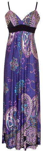Paisley Floral Maxi Dress