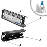 Portable Polycarbonate Black Laptop Cooling Lift with Increased Airflow Technology - for... by