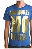 Urban Outfitters - Urban Outfitters Mo Money Mo Bitches Mens Blue T-Shirt Tee