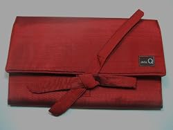 Della Q The Que-I Red Double 30 Pocket Interchangeable Knitting Needle Case 137-2