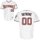 Washington Nationals Authentic Majestic Home Baseball Jersey YOUR NAME and Number Laser Cut and Custom SEWN with AUTHENTIC TWILL