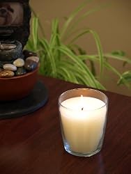 Filled Candle in Carmona Jar- Jasmine Tuberose Scent, 12.5 oz