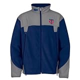 Minnesota Twins Authentic Therma Base Premier Jacket - Navy/Scarlet Extra Large