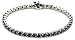 14k White Gold Black Diamond Tennis Bracelet (4 5/8 cttw), 7"
