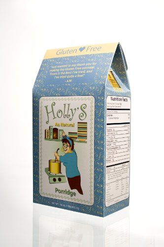 Holly's Au Natural Gluten Free Plain Porridge, 16-Ounce Boxes (Pack of 3)