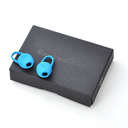 Kr-Net® Blue Earbud Kit for Plantronics BackBeat Fit Bluetooth Sport Headset Headphone Replace Ear Tip