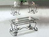 Review Cross Country Furniture 8222 / Delightful 3pc Coffee/End Table Set