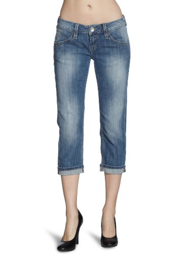 Fornarina Damen Capri Jeans BER1F10D657AG, Gr. 30, Blau (AG - denim washing) Preisvergleich