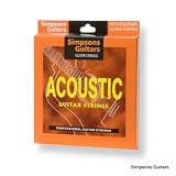 Acoustic guitar strings custom light gauge 11s 0.11-0.52