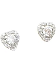 Women 14k Yellow Gold 0.95ctw diamond Stud earring 15 27135CY Size 2.1