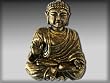 Silver Star "Buddha" Brass Belt Buckle