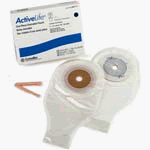 Active Life 1piece Ostomy Drain Pouch W/skin Barrier Cut To Fit 3/4"-2 1/2" - Case of 10