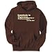 Hoodie Mens Brown 