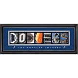 Los Angeles Dodgers Letter Art