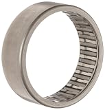 INA HK1210 Needle Roller Bearing, Caged Drawn Cup, Outer Ring and Roller, Steel Cage, Open End, Metric, 12mm ID, 16mm OD, 10mm Width, 28000rpm Maximum Rotational Speed, 1390lbf Static Load Capacity, 1110lbf Dynamic Load Capacity