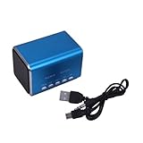 HDEÂ® Blue Portable Mini Music Angel Speaker w/ Mini SD Card Slot