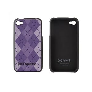 Speck Products Fitted Case for iPhone 4 (Purple Argyle)