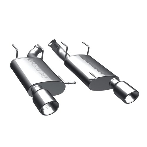 Magnaflow 15595 Street Series Stainless Axle-Back Exhaust System for 2011 Ford Mustang 3.7L Street