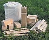 Viking Kubb Garden Game Hardwood [Toy]