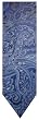 Men's Nicole Miller New York Paisley Neck Tie Blue and Silver