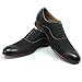 Ferro Aldo Round Toe Black Men's Dress Shoes Lace up Denim Friendly Block Heel Modern Mfa139255