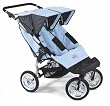 2007 Baby Jogger City Double Jogging Stroller, Arctic Blue