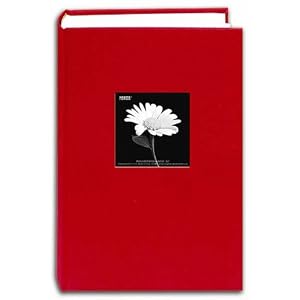 Pioneer-Photo-Albums-DA300CBF-APR-Fabric-Frame-Album-4-x-6-3-UP-300-Photo-Apple-Red
